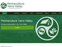 Tablet Screenshot of permacultureyarravalley.org